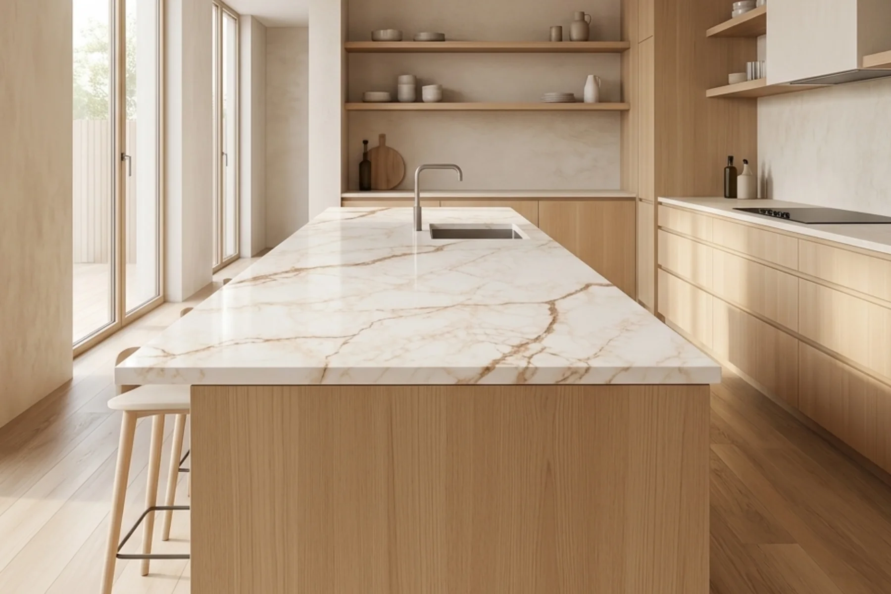 Aurelia in kitchen