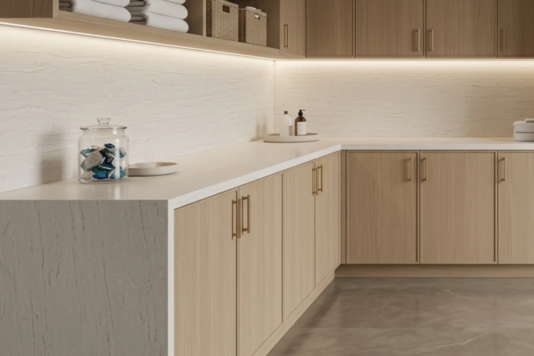 Cremant in kitchen