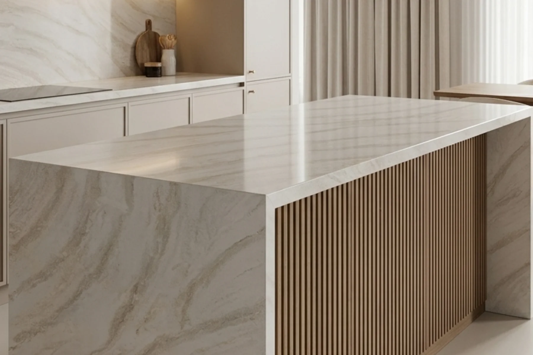 Dune Dark in kitchen