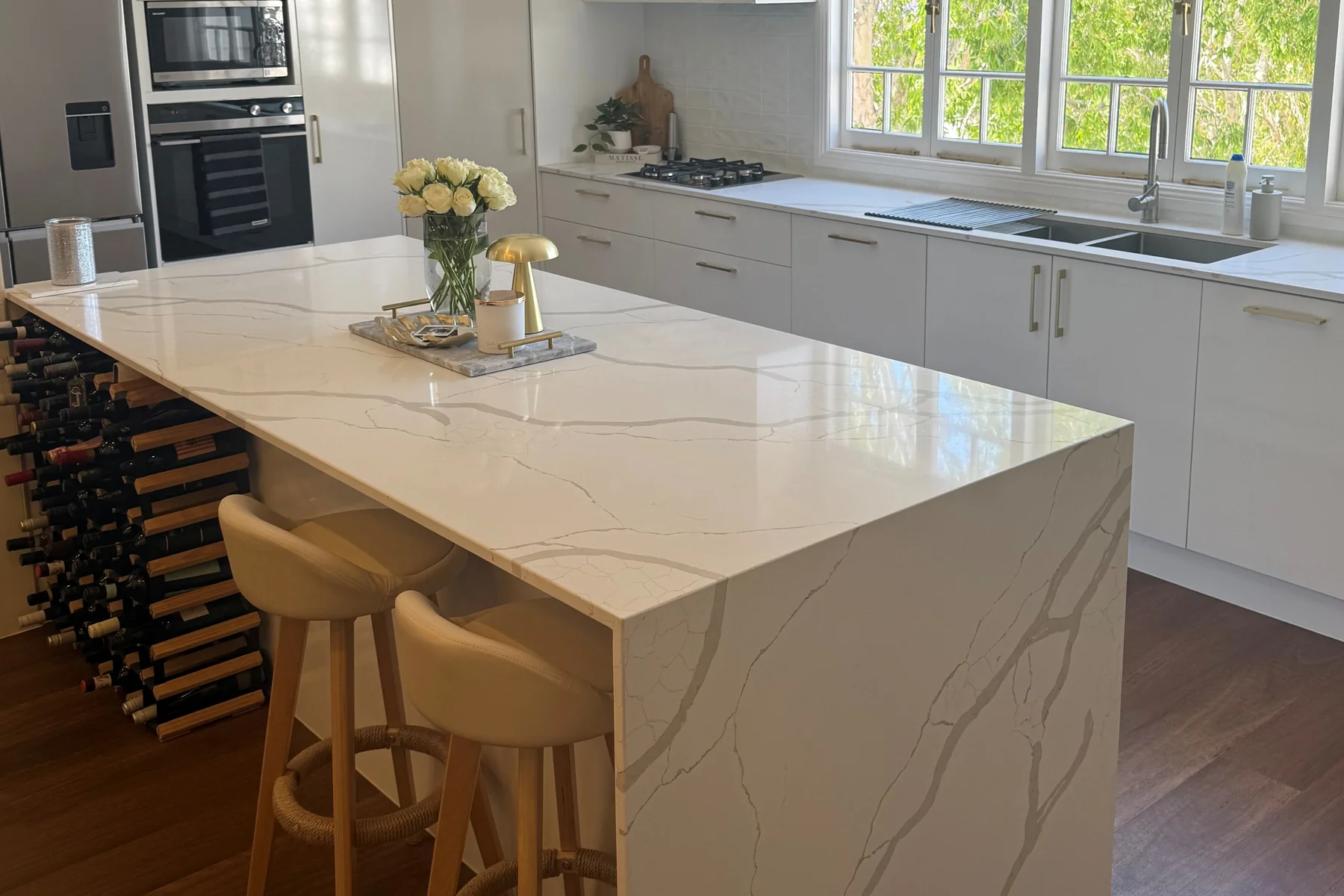 Grand Calacatta in kitchen