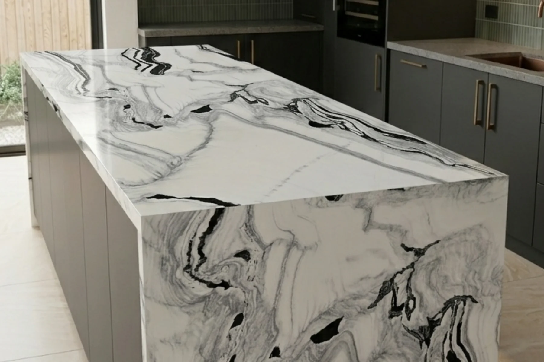 Panda Grey in kitchen