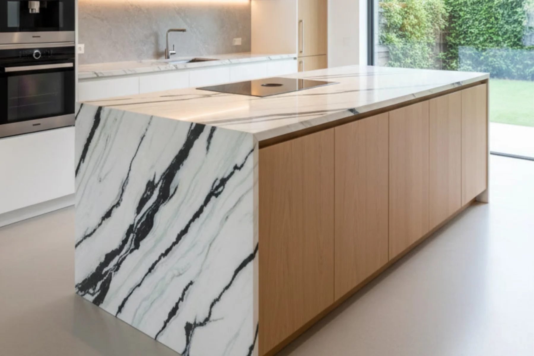 Panda White in kitchen